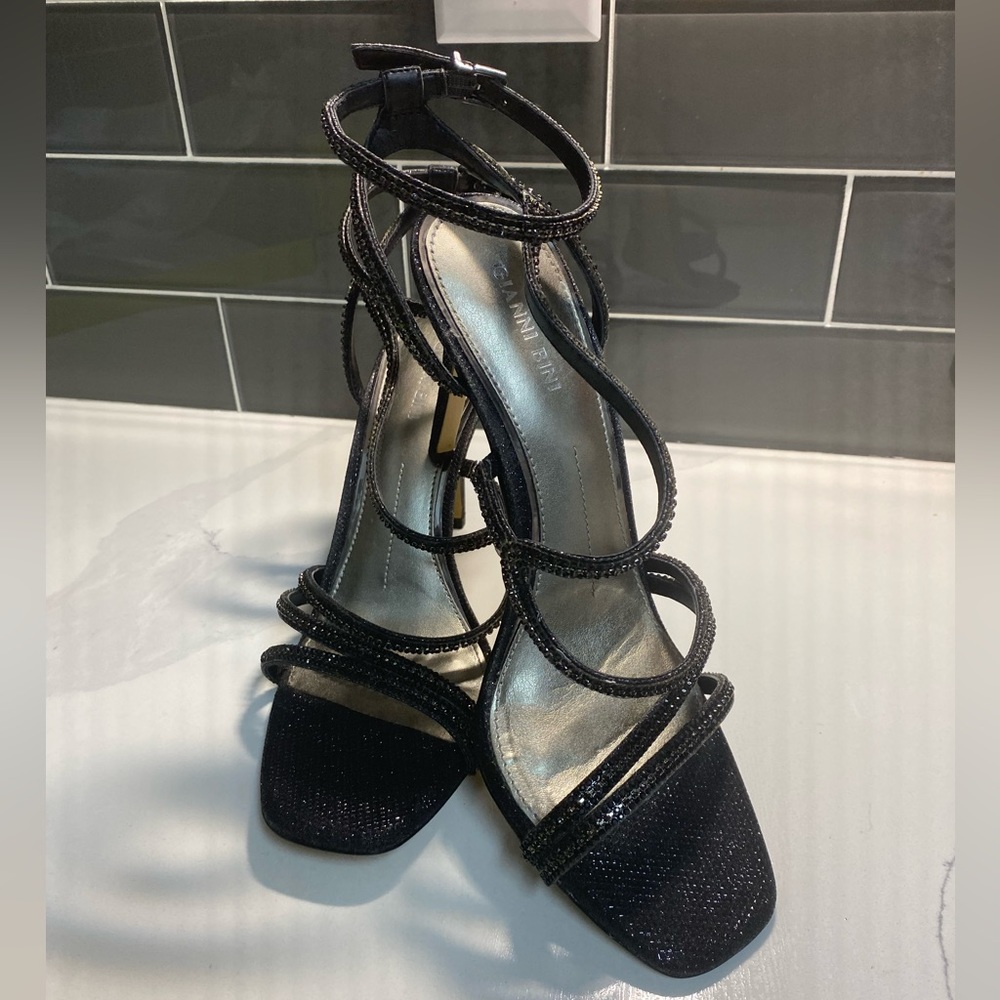 Black Sparkly Heels